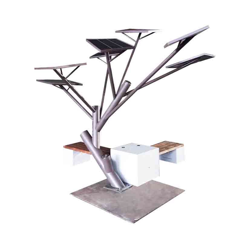 DDK-ST4000 Solar Tree Bench Kültéri töltőrendszer Tájpad